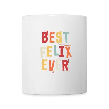 Meilleur Felix Jamais Prénom Texte Rétro Cadeau - Mug blanc - blanc - Devant
