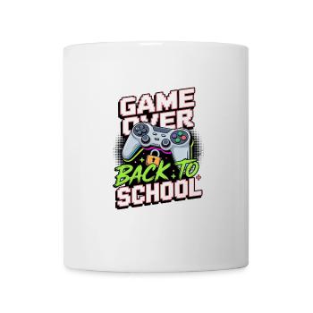 Game Over Back to School Gamer Zocken Design - Mug - white - Front