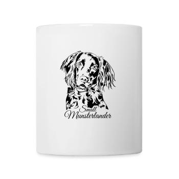 SMALL MUNSTERLANDER Wilsigns Hound Hunter dogs - Mug - white - Front