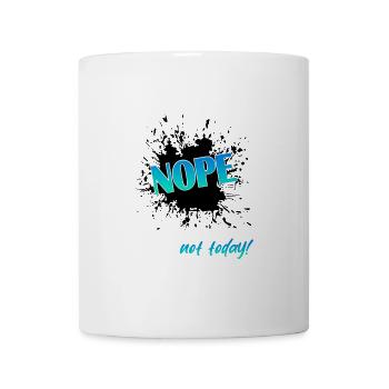 Nope - Tasse - Weiß - Vorne