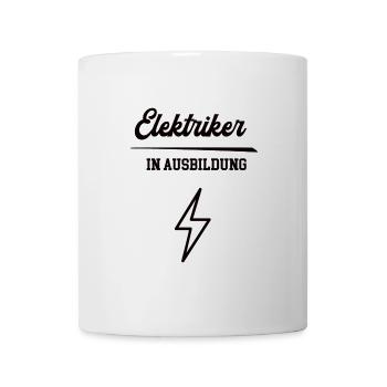 Elektriker in Ausbildung Elektrikerausbildung - Tasse - Weiß - Vorne