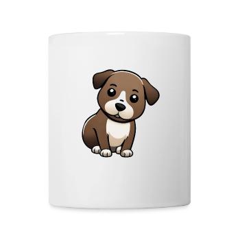 Einfach niedliches Hündchen - Tasse - Weiß - Vorne