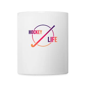 Hockey sur gazon Hockey Équipe Bâton de Hockey - Mug blanc - blanc - Devant