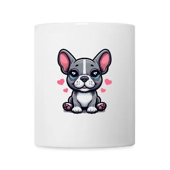 Designs pour enfants – Happy Frenchies - Mug blanc - blanc - Devant