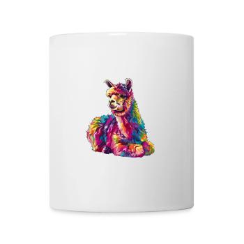 Alpaka Lama für Alpakaliebhaber - Tasse - Weiß - Vorne