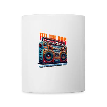 Feel The 80s für 80s Fans - Tasse - Weiß - Vorne