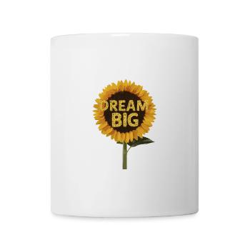 Inspirierende positive Sonnenblumen - Tasse - Weiß - Vorne