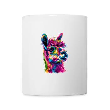 Alpaka Lama für Alpakaliebhaber - Tasse - Weiß - Vorne