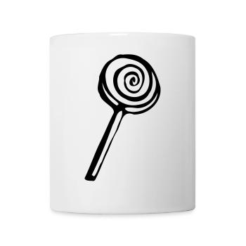Lolli Lutscher Design klassisch - Tasse - Weiß - Vorne