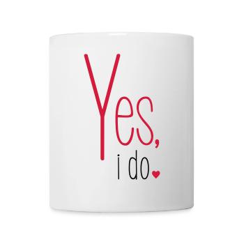 Oui je fais bachelorette party mariée groomheart - Mug blanc - blanc - Devant