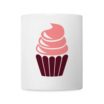 cupcake - Tasse - Weiß - Vorne