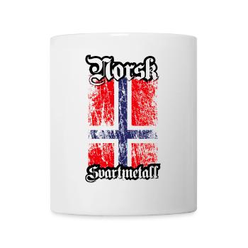 (Trve) Norwegian Black Metal - Norsk Svartmetall - Mug - white - Front