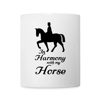 Dicton équestre, Cheval, Animal, Équitation, Sports, Cadeau - Mug blanc - blanc - Devant