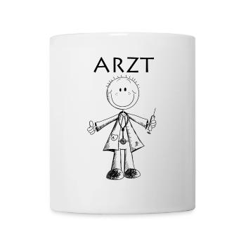 Arzt Comic - Ärzte - Medizin - Mediziner -Geschenk - Tasse - Weiß - Vorne