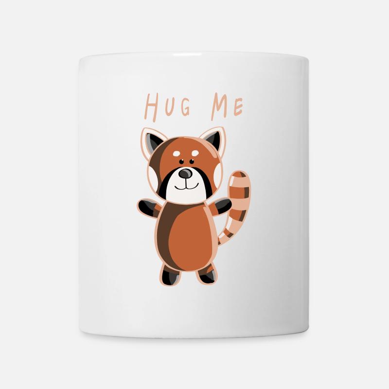 Hug Me Red Panda - Pandas - Animal - Animals - Mug - white