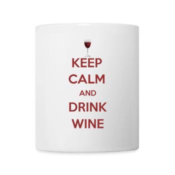 Wein - Tasse - Weiß - Vorne