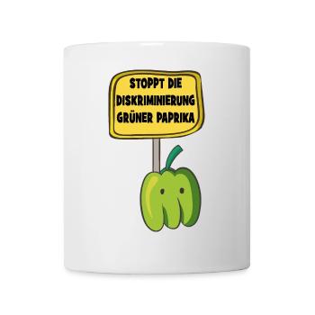 paprika - Tasse - Weiß - Vorne