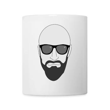 barbu - Mug blanc - blanc - Devant