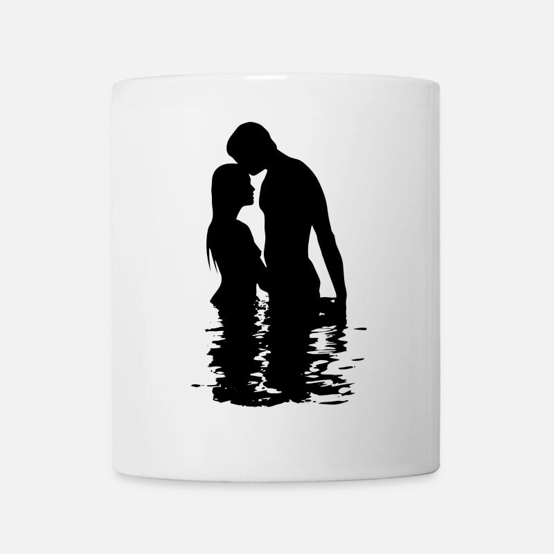 Paar Beziehung Geschenk Valentinstag - Tasse - Weiß