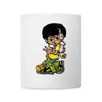 VIntage hip hop b-boy - Mug - white - Front
