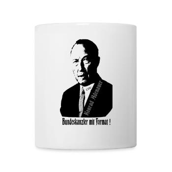 Adenauer,Bundeskanzler,Kanzler,Deutschland,Politik - Tasse - Weiß - Vorne