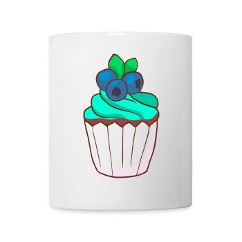 Cupcake Muffin Gâteau à la confiserie - Mug blanc - blanc - Devant