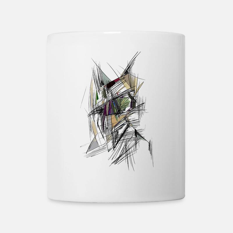 Gesicht - Tasse - Weiß