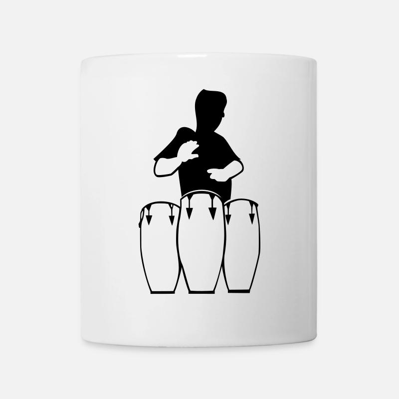 drummers, conga player - Mug - white