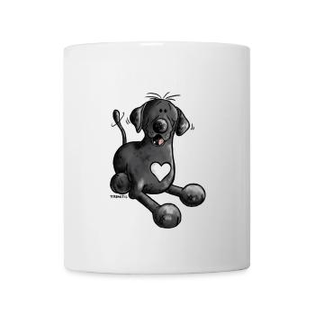 Labbi Love - Labrador Retriever - Hund - Tasse - Weiß - Vorne