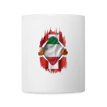 Suisse Italie Coeur Patriote - Mug blanc - blanc - Devant