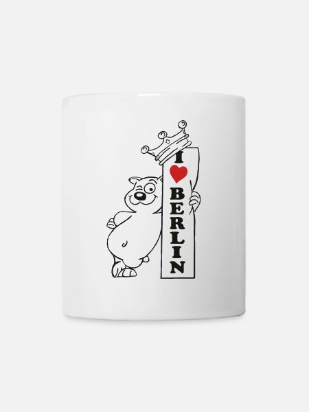 i love berlin - Tasse - Weiß