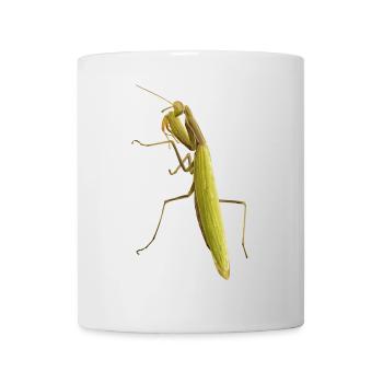 Eine Gottesanbeterinnen in Lauerstellung - Tasse - Weiß - Vorne