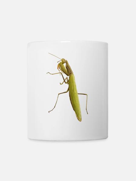 Une mante religieuse en attente - Mug blanc - blanc