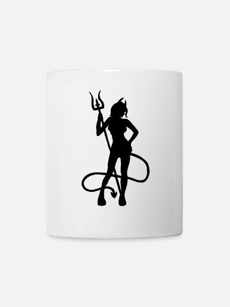 Diable féminin - Mug blanc - blanc