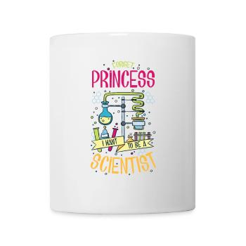 T-shirt princesse : Je suis un scientifique - Mug blanc - blanc - Devant