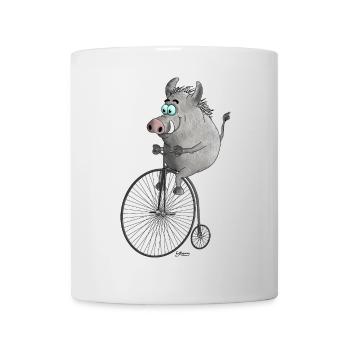 Vélo vintage - Mug blanc - blanc - Devant