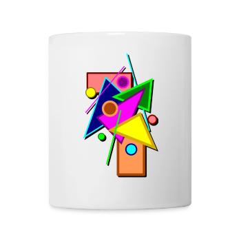 géométrie - Mug blanc - blanc - Devant