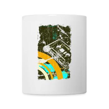 La musique c'est la vie - Mug blanc - blanc - Devant