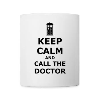 Keep calm and call the doctor - Tasse - Weiß - Vorne