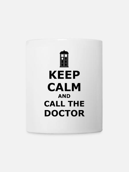 Keep calm and call the doctor - Mug blanc - blanc