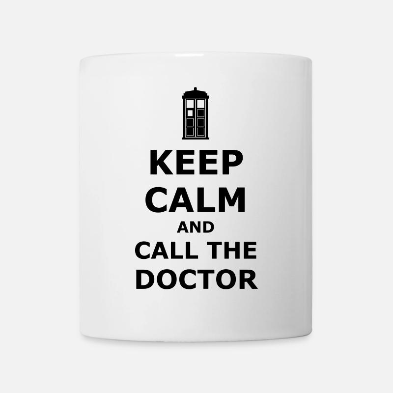 Keep calm and call the doctor - Mug blanc - blanc