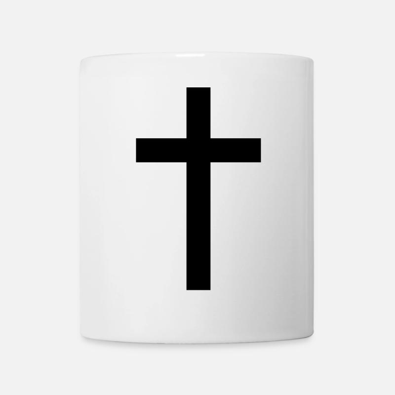 Jésus - Jésus-Christ - Dieu - Croix - Mug blanc - blanc