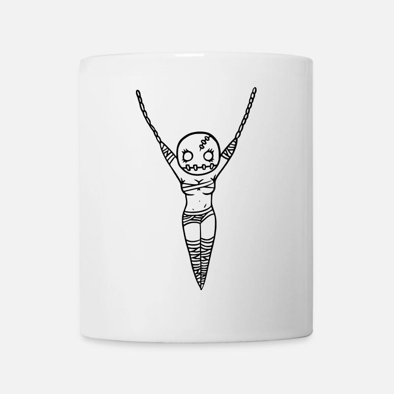 Pendant Collar Woman Connected - Mug - white
