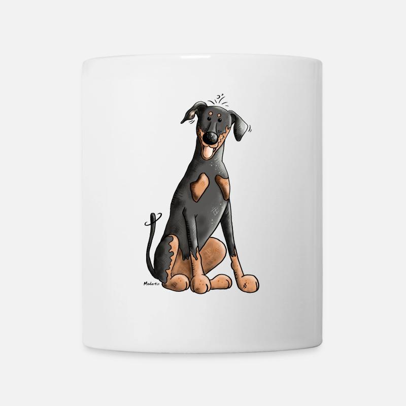 Funny Doberman Pinscher - Mug - white