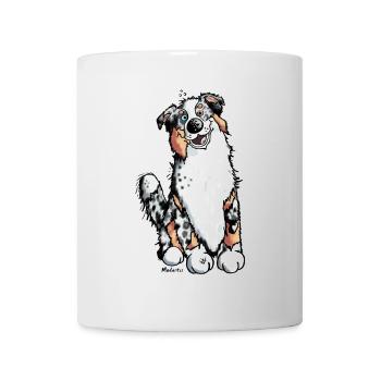 Funny Australian Shepherd - Mug - white - Front