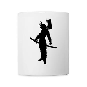 samouraï - Mug blanc - blanc - Devant