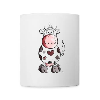 Verliebte Kuh - Tasse - Weiß - Vorne