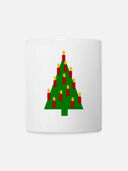 Tannenbaum Weihnachten - Tasse - Weiß