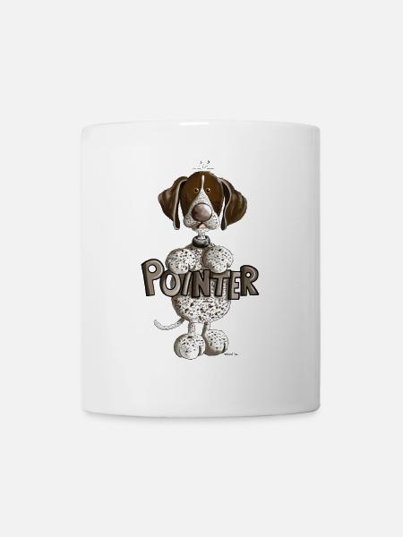 Knuffiger Deutsch Kurzhaar - Tasse - Weiß