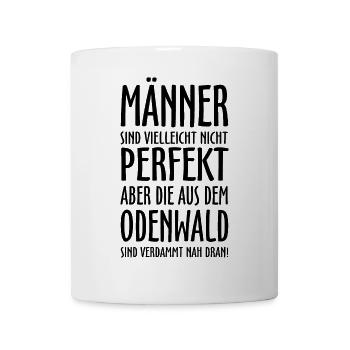 Männer aus dem Odenwald (Schwarz) - Tasse - Weiß - Vorne